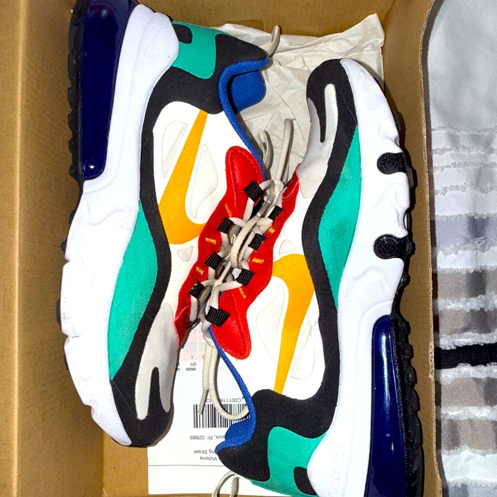 Nike Kids Air max react 270 - Picture 1 of 6